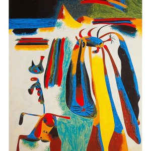 Kunstdruk Joan Miró - Paysan Catalan 60x80cm