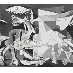 Kunstdruk Pablo Picasso - Guernica 100x50cm