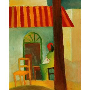 Kunstdruk August Macke - Caffe Turco 60x80cm