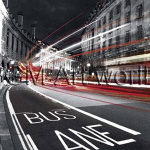 Kunstdruk Jean-Jacques Bernier - Bus Lane 50x70cm