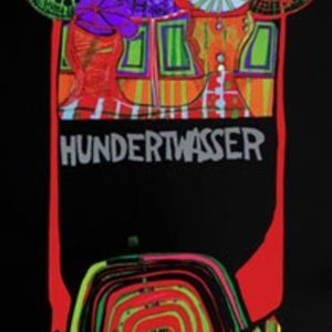 Kunstdruk Friedensreich Hundertwasser - Welttournee 49x83cm
