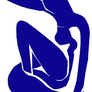 Top 30 meest verkochte schilderijen, populaire kunst 21 Kunstdruk Henri Matisse - Nu bleu I 60x80cm