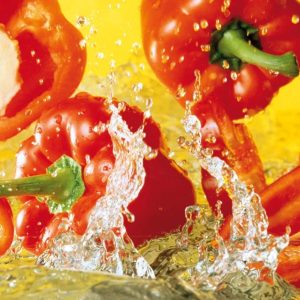 Kunstdruk Michael Meisen - Paprika 100x50cm