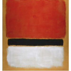 Kunstdruk Mark Rothko - Untitled Red, Black, White on Yellow, 1955 71x86.5cm