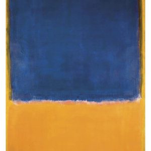 Kunstdruk Mark Rothko - Untitled, 1950 Blue, Yellow 65.8x101.5cm
