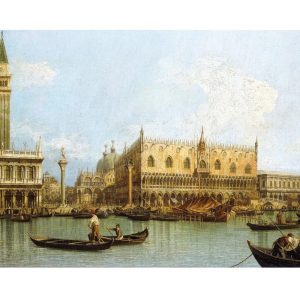 Kunstdruk Canaletto - Molo, Venedig 80x60cm