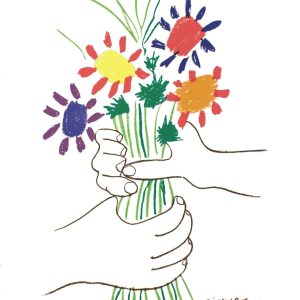 Kunstdruk Pablo Picasso - Bouquet 60x80cm