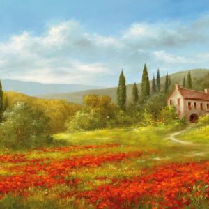 Kunstdruk Heinz Schölnhammer - Tuscan Beauty II 100x50cm