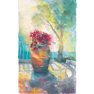 Kunstdruk Ulrich Hartig - Warmes Licht 50x70cm