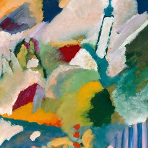 Kunstdruk Wassily Kandinsky - Kirche in Murnau 60x80cm