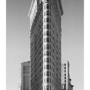 Kunstdruk Henri Silberman - Flatiron Building 50x100cm