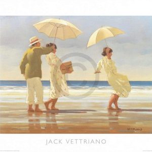 Kunstdruk Jack Vettriano - The Picnic Party 50x40cm