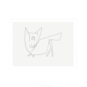 Kunstdruk Paul Klee - Le Petit Chat 60x50cm