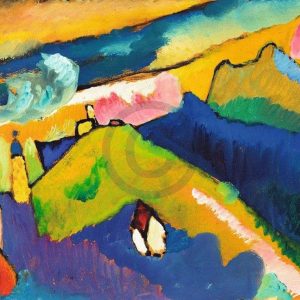Kunstdruk Wassily Kandinsky - Murnau, Berglandschaft 80x60cm