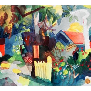 Kunstdruk August Macke - Landschaft 60x80cm