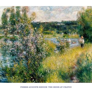 Kunstdruk Auguste Renoir - The Seine at Chatou 80x60cm