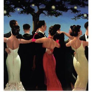 Kunstdruk Jack Vettriano - Waltzers 40x50cm
