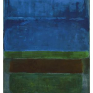 Kunstdruk Mark Rothko Blue, Green and Brown 71x94cm