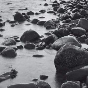 Kunstdruk Adam Burton - Bossington Beach at sunrise 33x95cm