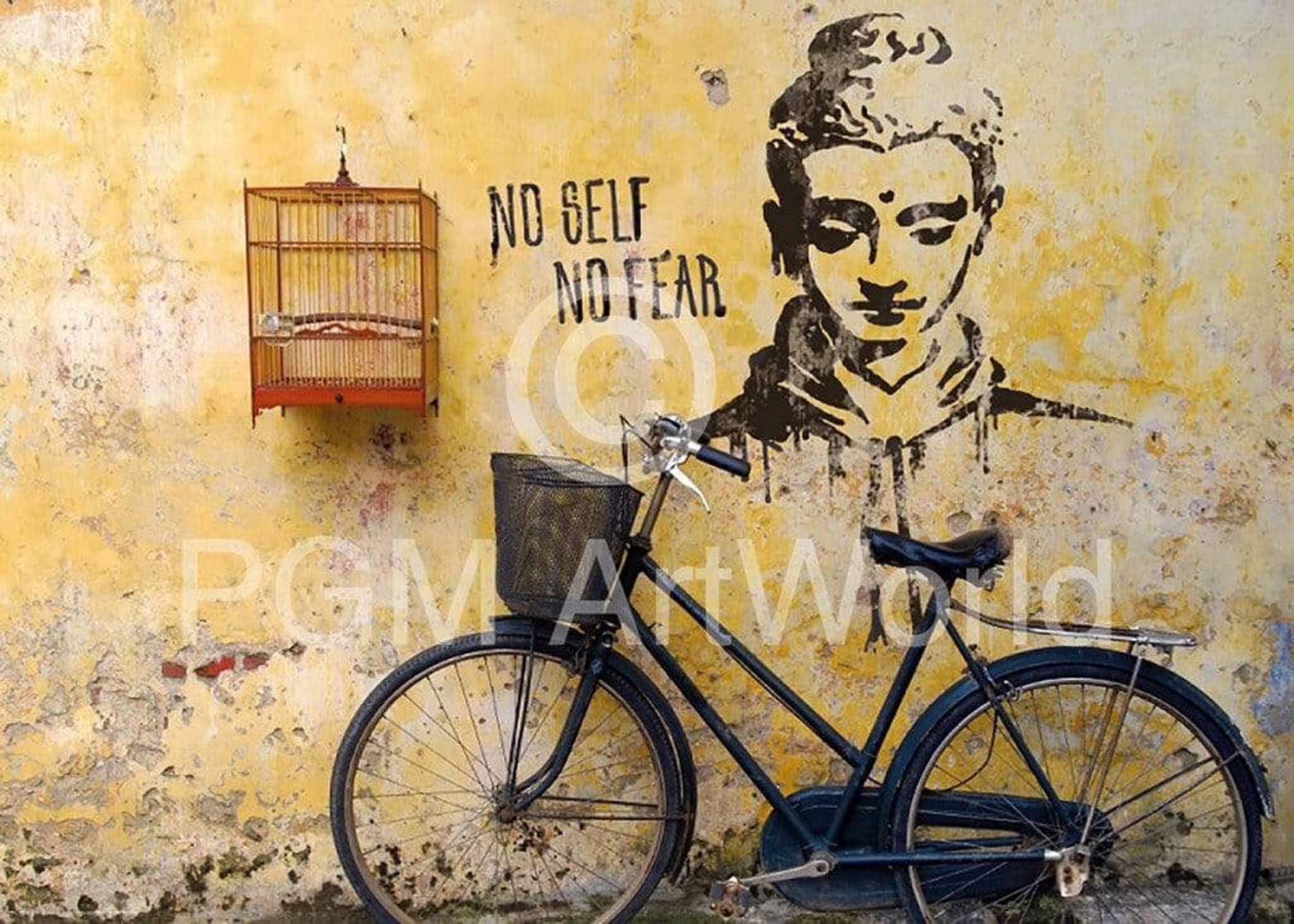 Kunstdruk Edition Street - No self no fear 50x70cm 1 Kunstdruk Edition Street - No self no fear 50x70cm