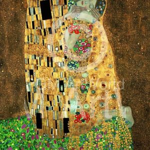 Kunstdruk Gustav Klimt - Der Kuss 60x80cm