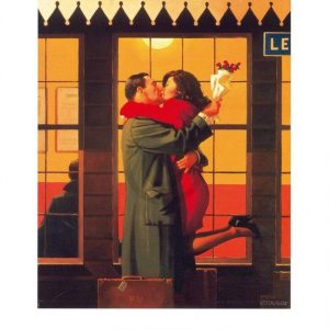 Kunstdruk Jack Vettriano - Back Where You Belong 60x80cm