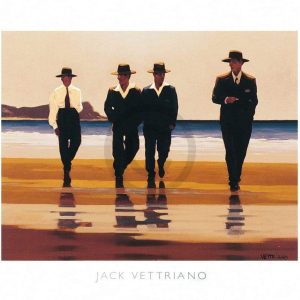 Kunstdruk Jack Vettriano - The Billy Boys 50x40cm