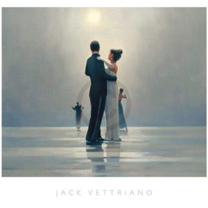 Kunstdruk Jack Vettriano - Dance me to the End of Love 72x68cm