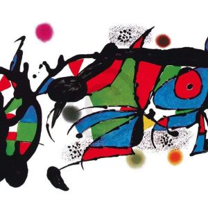 Kunstdruk Joan Miro - Obra de Joan Miro 100x70cm