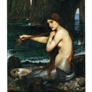 Kunstdruk John William Waterhouse - A Mermaid 60x80cm