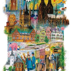 Kunstdruk Klaus D. Schiemann - Köln 30x40cm