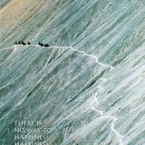 Kunstdruk Olivier Föllmi - Mountain Path 70x70cm