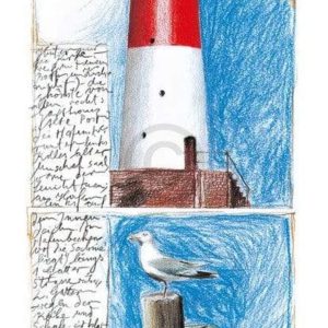 Kunstdruk Sabine Gerke - Büsum 25x60cm