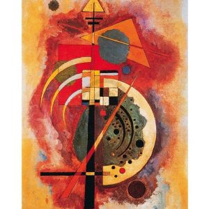 Kunstdruk Wassily Kandinsky - Hommage a Grohmann 40x50cm