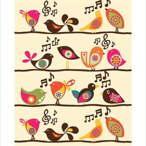 Kunstdruk Valentina Ramos - Singing Birds 40x50cm