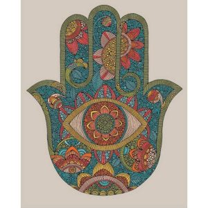 Kunstdruk Valentina Ramos - Hamsa 40x50cm